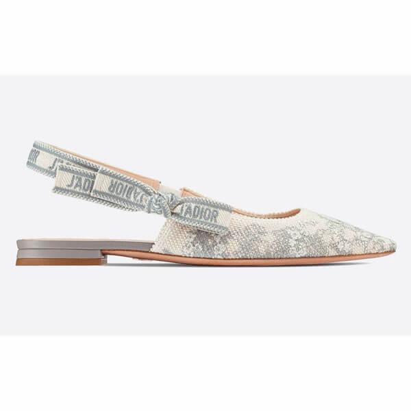 《★ディオール コピー ジャディオール トワル ドゥ ジュイ スリングバック バレリーナ》 JA TOILE DE JOUY SLINGBACK BALLERINA KCB577TJE_S34G